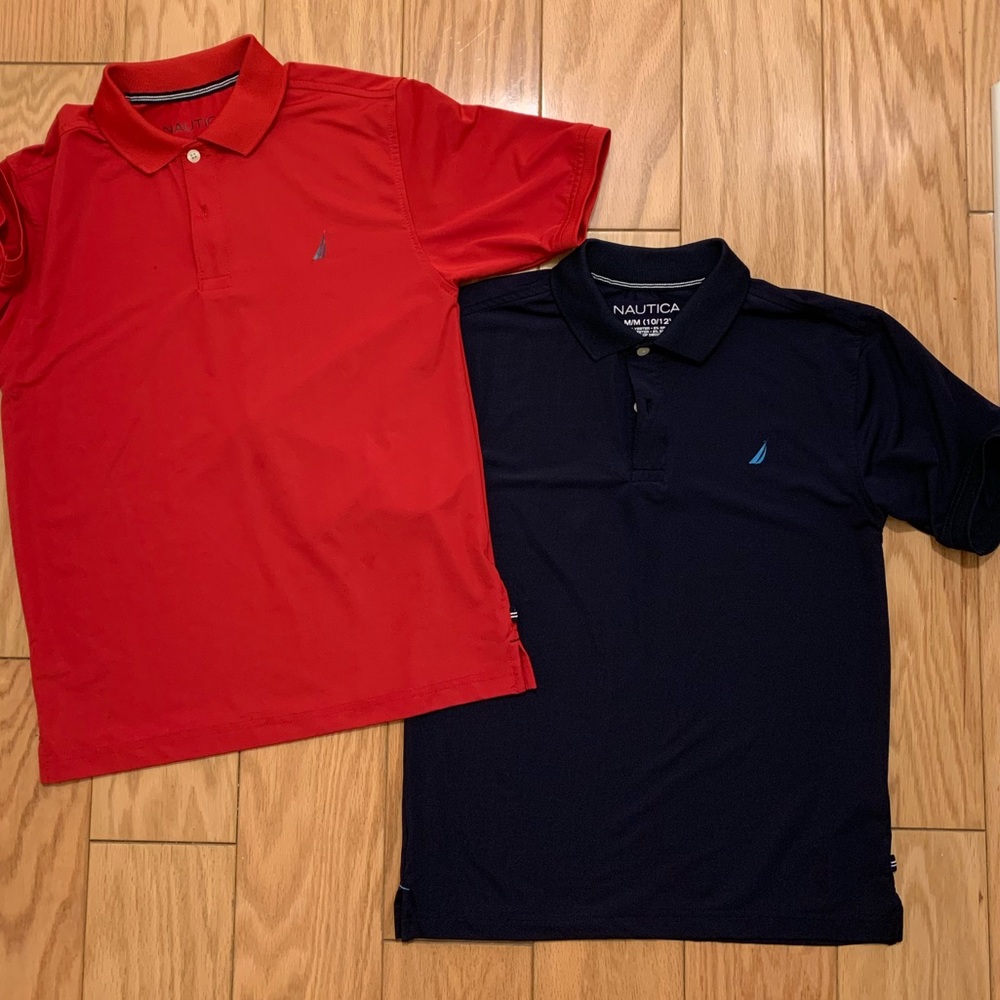 Youth Nautica polo shirts
